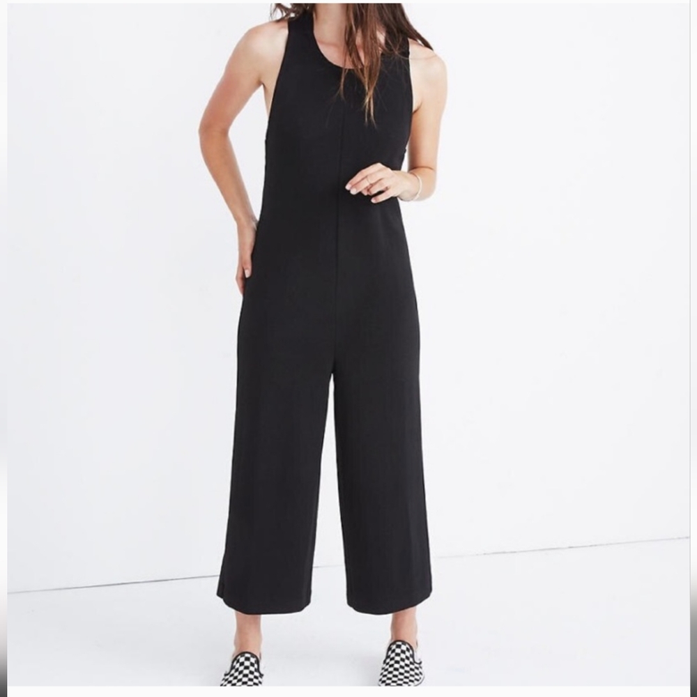 Madewell Tie-Back Jumpsuit Texture & Thread Size M